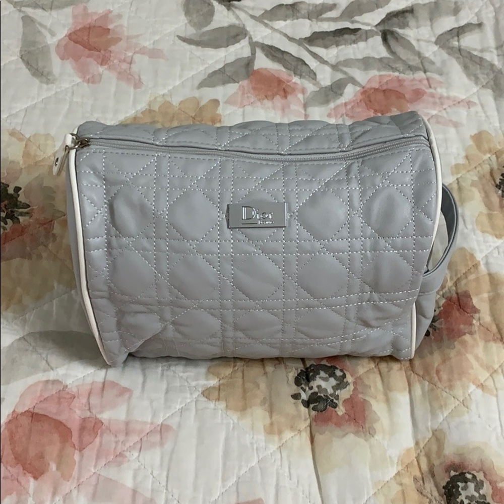 Dior makeup bag